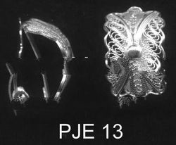 PJE 13 Silver Earring