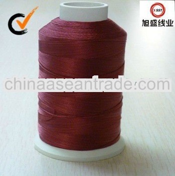 excellent mildew resistant 210D/3 Polyester bonded sewing thread shoes thread