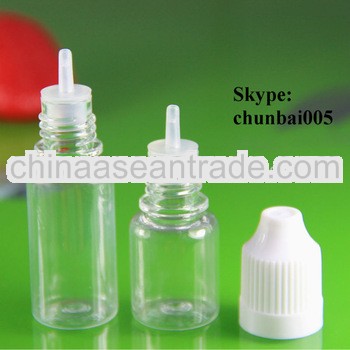 eye drops container for e-liquid with child proof with long thin tip SGS and TUV