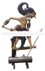 Wood Standing Wayang Big Bima Handicraft