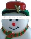 Big Snowman Candles