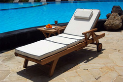 Teak Sun lounger jepara furniture