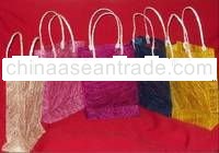 Abaca scrunch gift bag