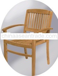 Stacking chair - Teak garden furniture and teak outdoor furniture