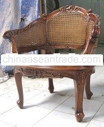 Arm Chair with Cane - Wicker Furniture