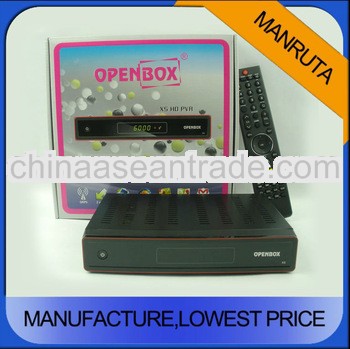 factory supply original openbox x5 hd with free IPTV accept paypal