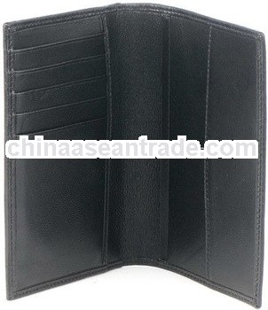 fahion genuine leather passport wallet for businessmen gifts