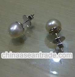 Likita Jewelery #12 - Pearl Earrings with White Gold 18 K