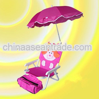 fashion folding chair kids beach chair with umbrella