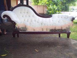 Antique Furniture - Chaise Lounge Single Ended Sofa