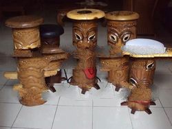 wooden tiki stolls collections