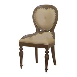 Mahogany Park Series Heart Dining Chair