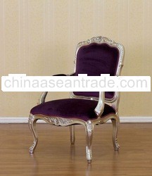 Silver Furniture - French Reproduction Chair Purple