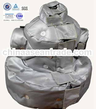 fiberglass fire retardant reusable boiler insulation material