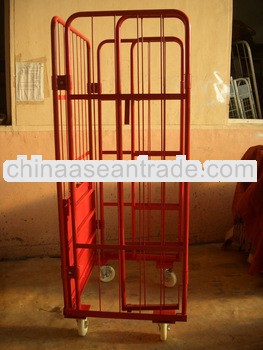 foldable grocery mesh roll cage