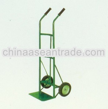 folding hand hydraulic trolley ht1545 with 8"*2" solid tyre