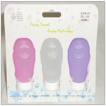 food grade silicone soap bottle with high quality