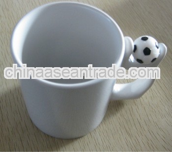 football ceramic cup with sublimation printing