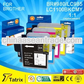 for Brother LC980/LC985/LC1100Ink,Top-RateLC980/985/1100Ink Cartridge for Brother LC980/985/1100Ink,