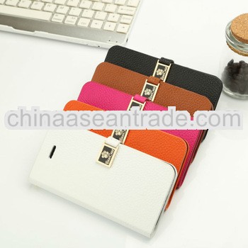 for iPhone5 Leather Cell Phone Grade leather holster case for iphone5S mobile phone holster