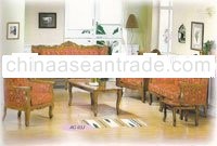 Teak Classic Design Sofa Set Romawi Syailendra Rose Indoor Furniture