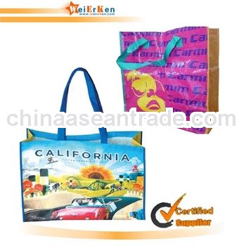 free sample and PP reusable bag with lamination