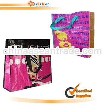 free sample and Promotional lamination PP shopping bag