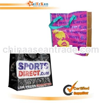 free sample and lamination pp promotional tote bag