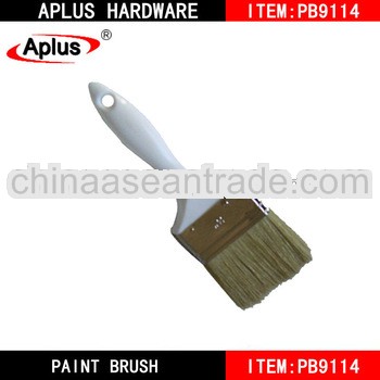 free samples plastic handle white bristle paint brush