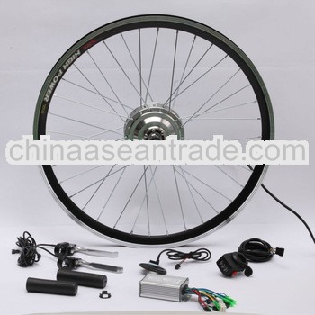 front/rear brushless gearless hub motor 48v 500w electric bike kit