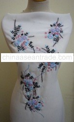 KAIN SHANTUNG SETELAN SULAM PITA SP34 RIBBON EMBROIDERY