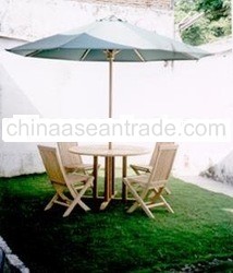 Teak wood -- 5 pcs patio table set