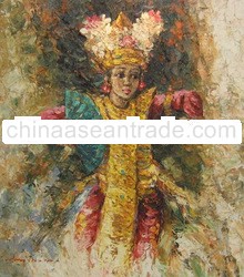 "Legong Kraton" painting