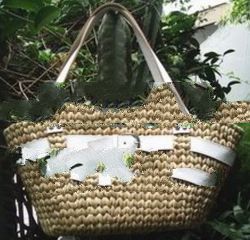 Straw Beach Bag