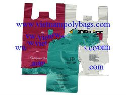 T-shirt plastic bag made in 