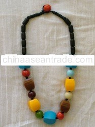 Necklace Resin Glass Beads