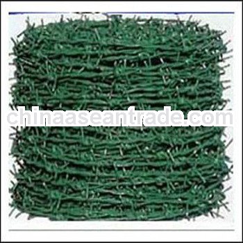 galvanized PVC coated barbed wire