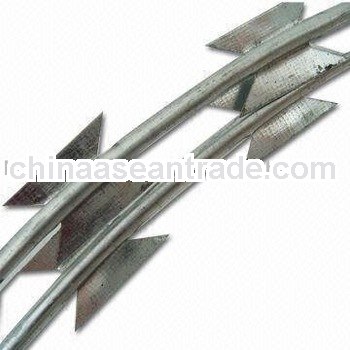 galvanized razor barbed wire(factory)