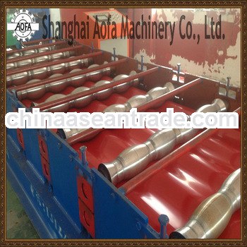 galvanized roofing sheet glazed tile roll forming machinery