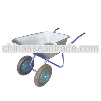 galvanized tray two wheel wheelbarrow WB6404W