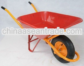 garden tool names red metal tray wheel barrow WB6408