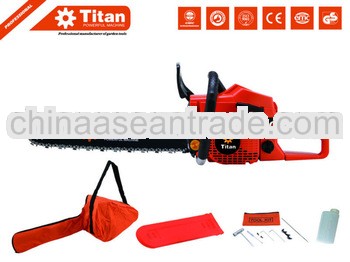 gasoline chain saw 58cc with CE, MD certifications wood cutting chain saw