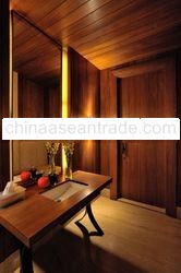 Solid Teak Wood Powder Room