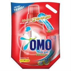 Red handwash 1.8L bag liquid laundry detergent
