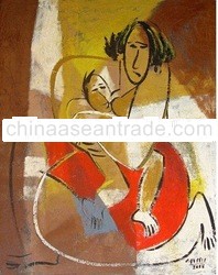 painting - Mother and Baby