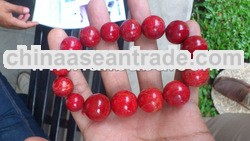 Red Coral Beads