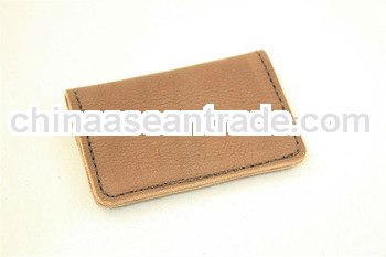 genuine old leather business card holder, Handmade card bag/ card