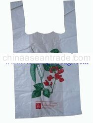 T-shirt plastic bag made in 