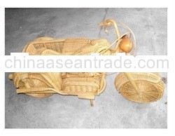 Handmade Rattan Motorbike Craft