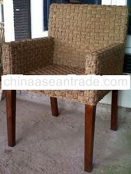 Teak Chair with Hyacinth